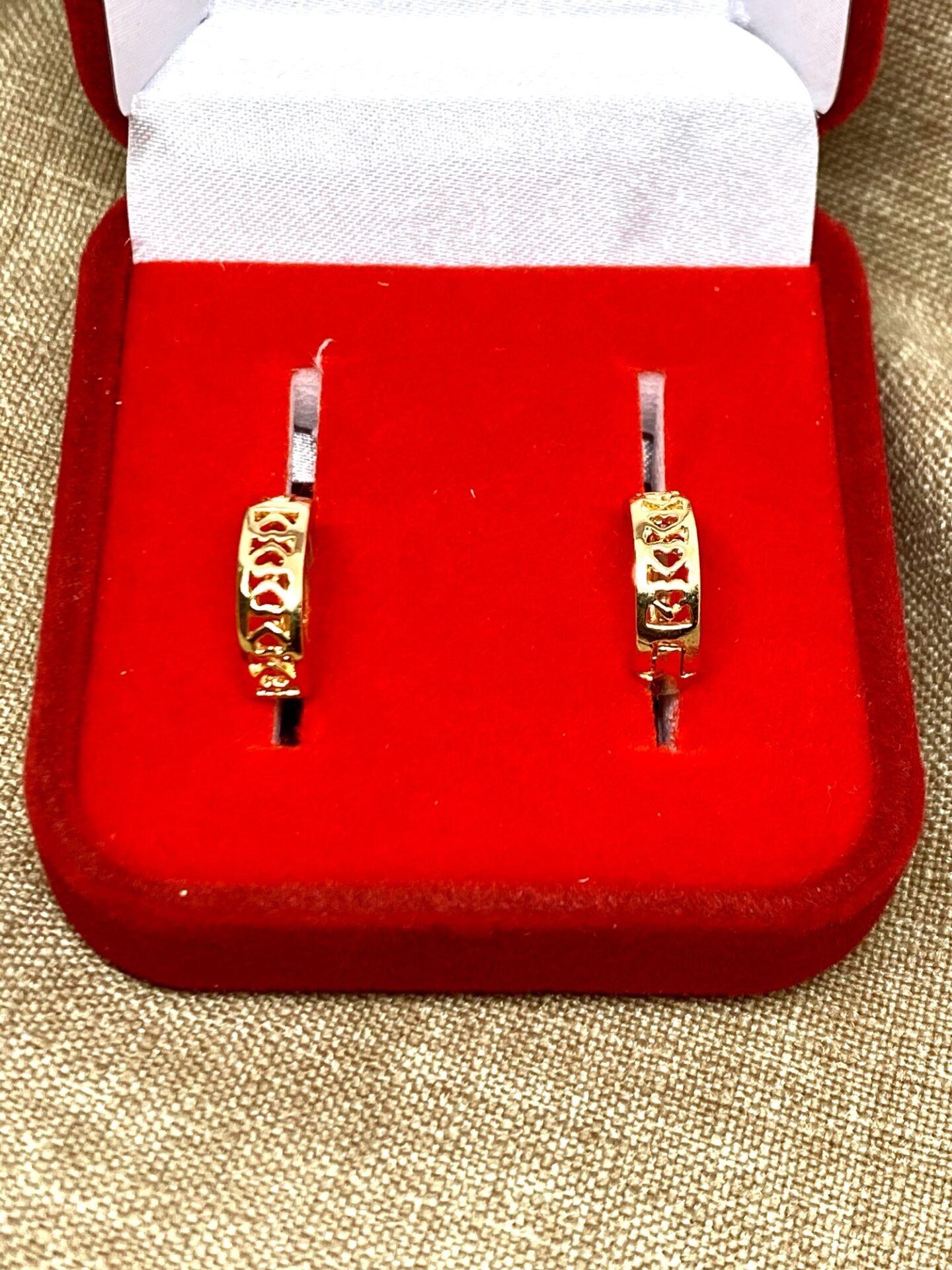 Brinco Argola Semijoia Banhada Ouro 18k
