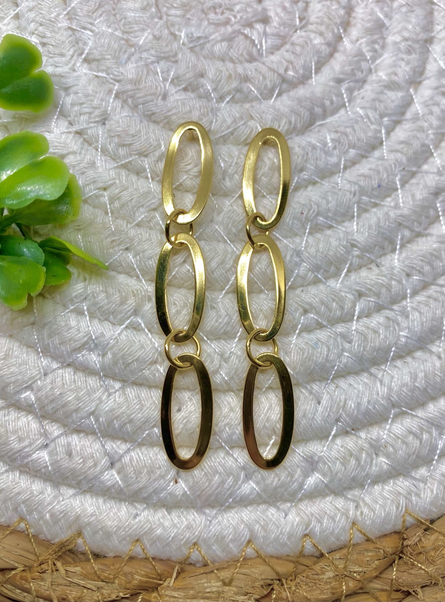Brinco de Elos Banhado a Ouro18k