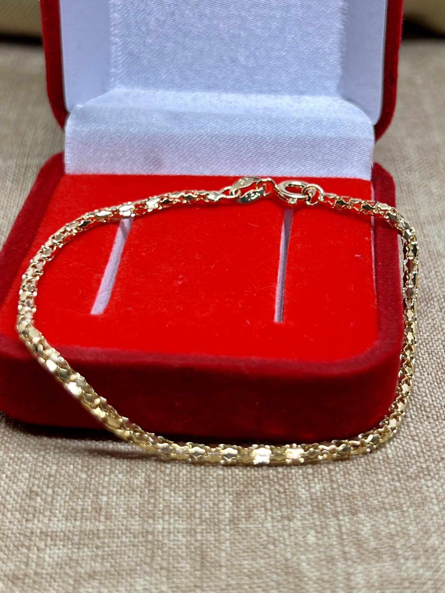 Pulseira Rabo de Rato Banhada a Ouro 18k
