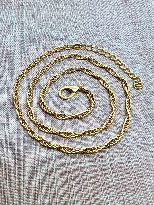 Cordão 45cm Banhado a Ouro 18k