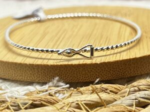 Bracelete com Símbolos do Infinito em Prata 925