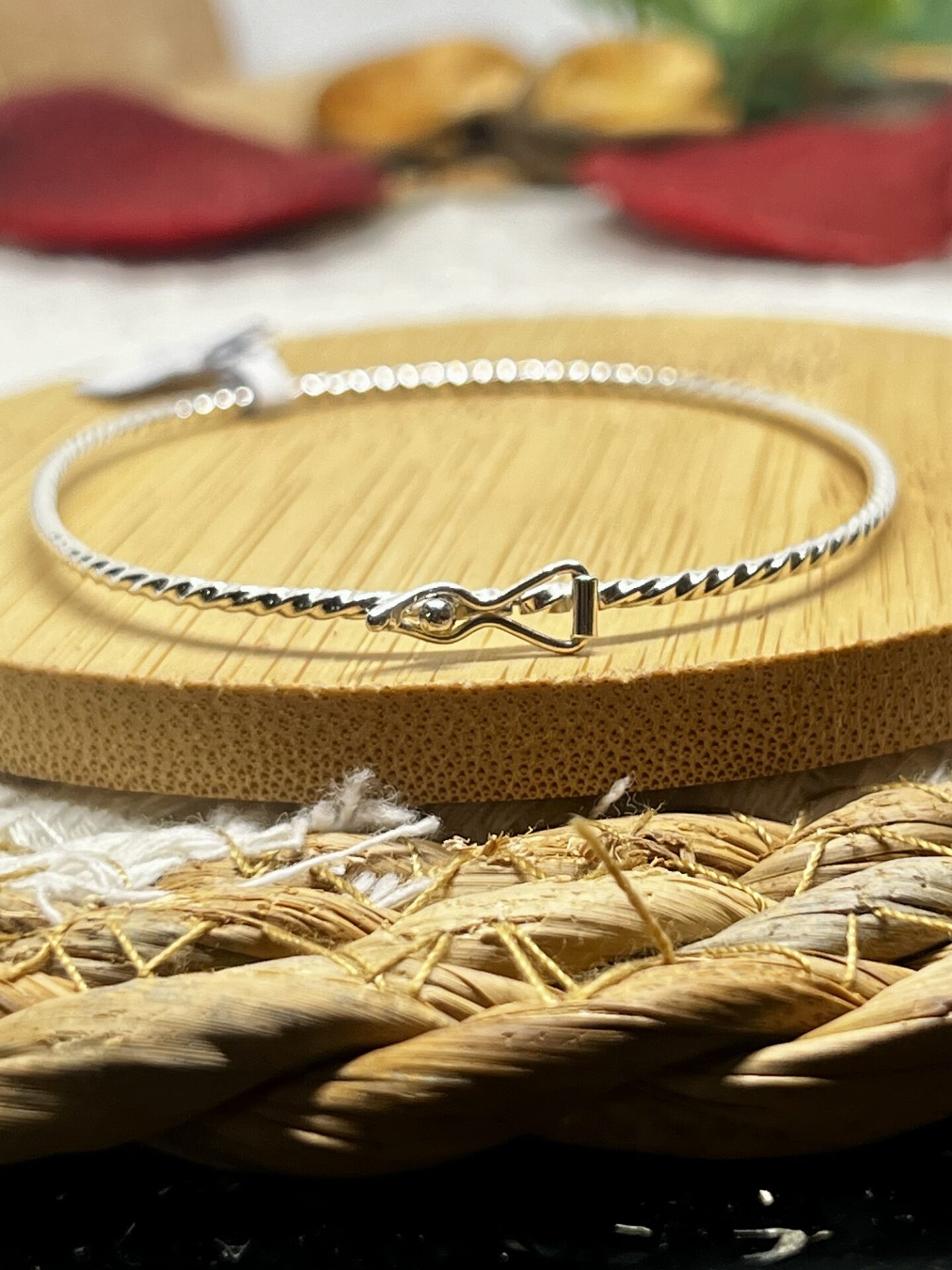 Bracelete com Símbolos do Infinito em Prata 925