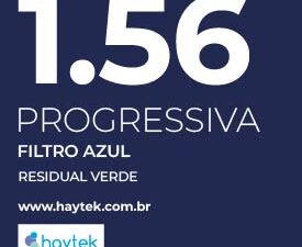 Haytek Progressiva Acabada 1.56 Filtro Azul com Antirreflexo Verde