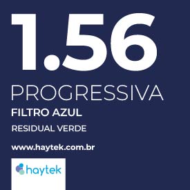 Haytek Progressiva Acabada 1.56 Filtro Azul com Antirreflexo Verde